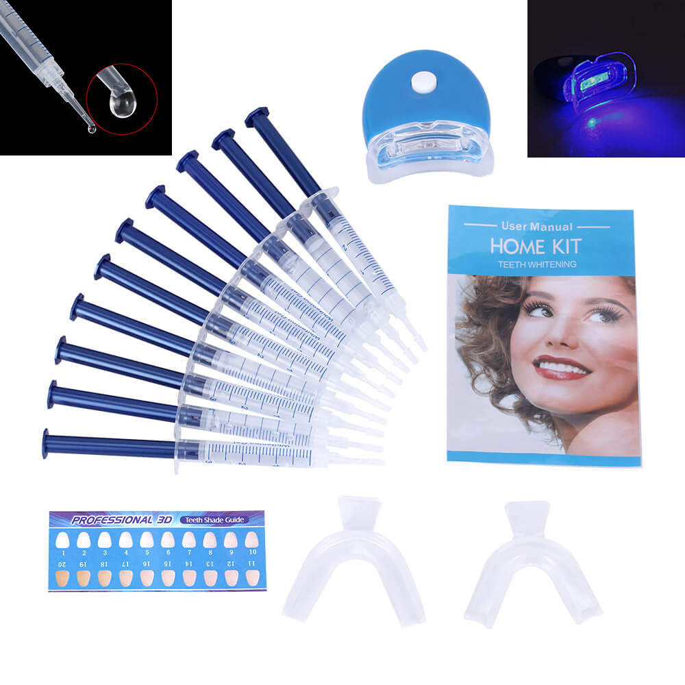 Teeth Whitening Bleaching Kit - 1 takım Diş Beyazlatma 44% Peroksit
