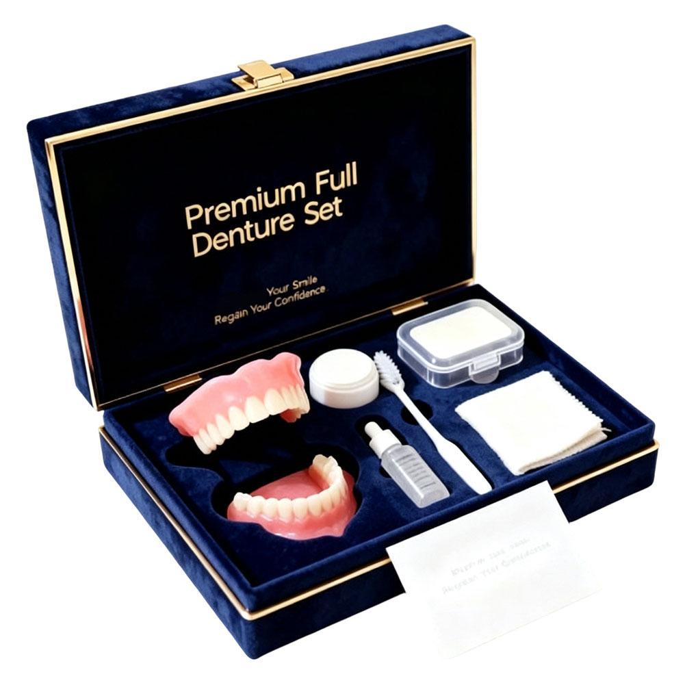 Teeth Whitening Veneers - Konforlu Tasarımlı Silikon Protez Seti, Gerçekçi