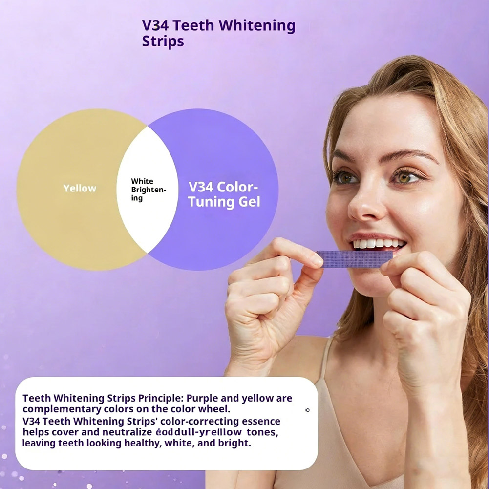 7 adet Mor Diş Beyazlatma Şeri - Teeth Whitening Bleaching Kit incelemesi ve fiyatı