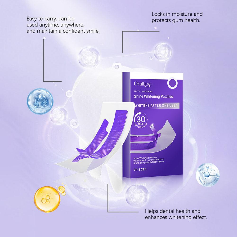 7 adet Mor Diş Beyazlatma Şeri - Teeth Whitening Bleaching Kit incelemesi ve fiyatı