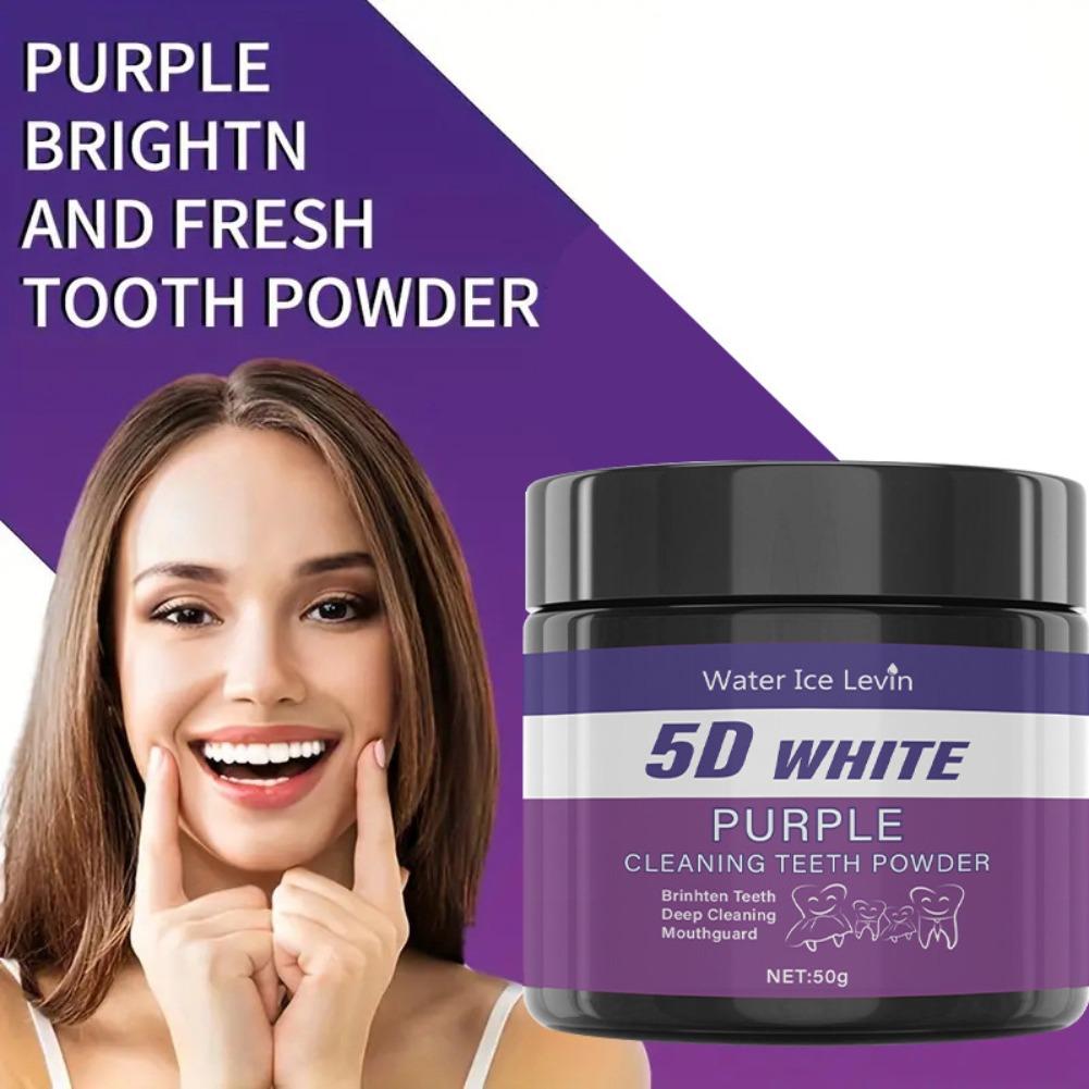 5D Beyaz Mor Diş Temizleme Toz - Teeth Whitening Powder incelemesi ve fiyatı