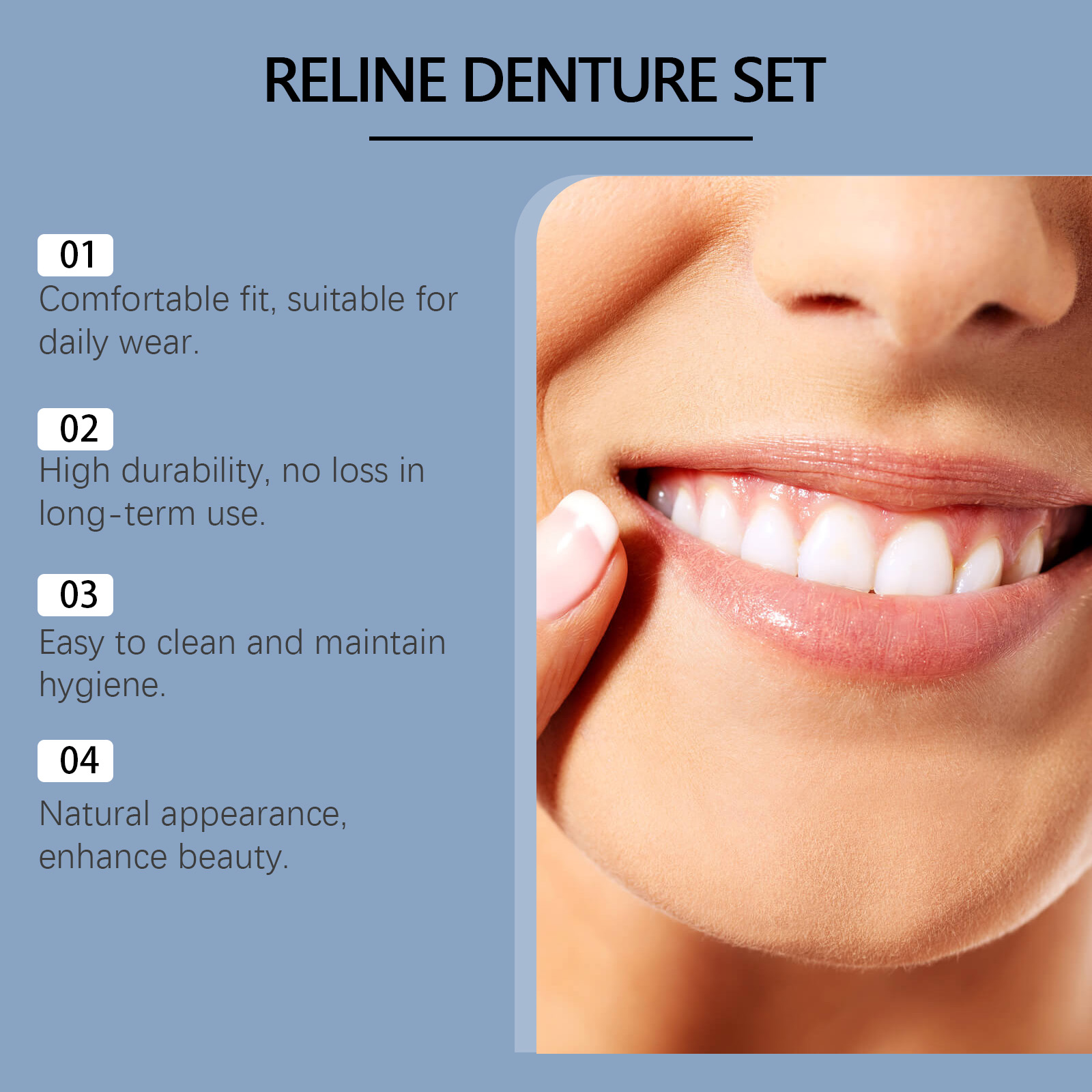 Takma Dişler Geçici Diş Ağız S - Teeth Whitening Veneers incelemesi ve fiyatı