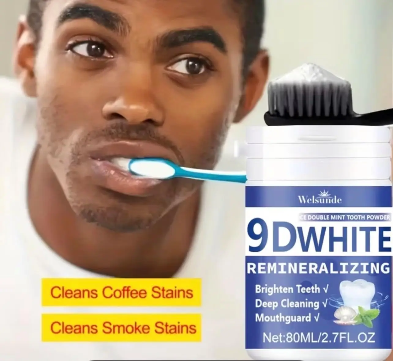 9D Beyazlatıcı Hidroksiapatit  - Teeth Whitening Powder incelemesi ve fiyatı